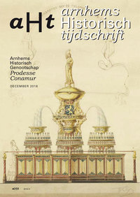 De Tonnenberg, het stedenbouwkundig plan van 1895, aHt 2016-4